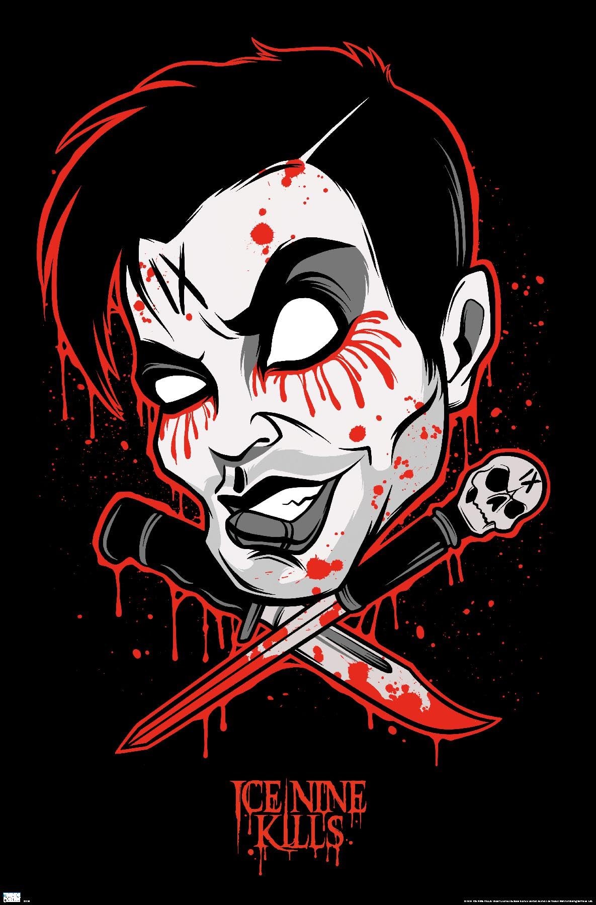 Amazon.com: Ice Nine Kills - Red Wall Poster, 19L